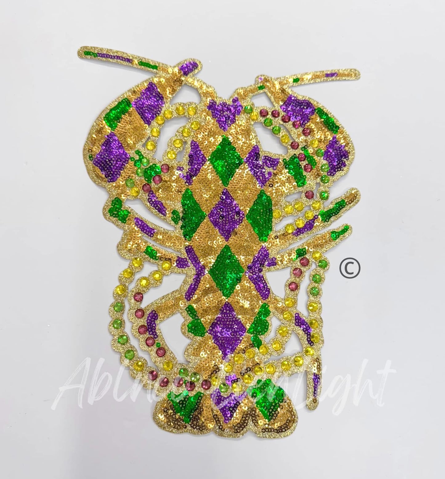 Mardi Gras Chenille Crewnecks