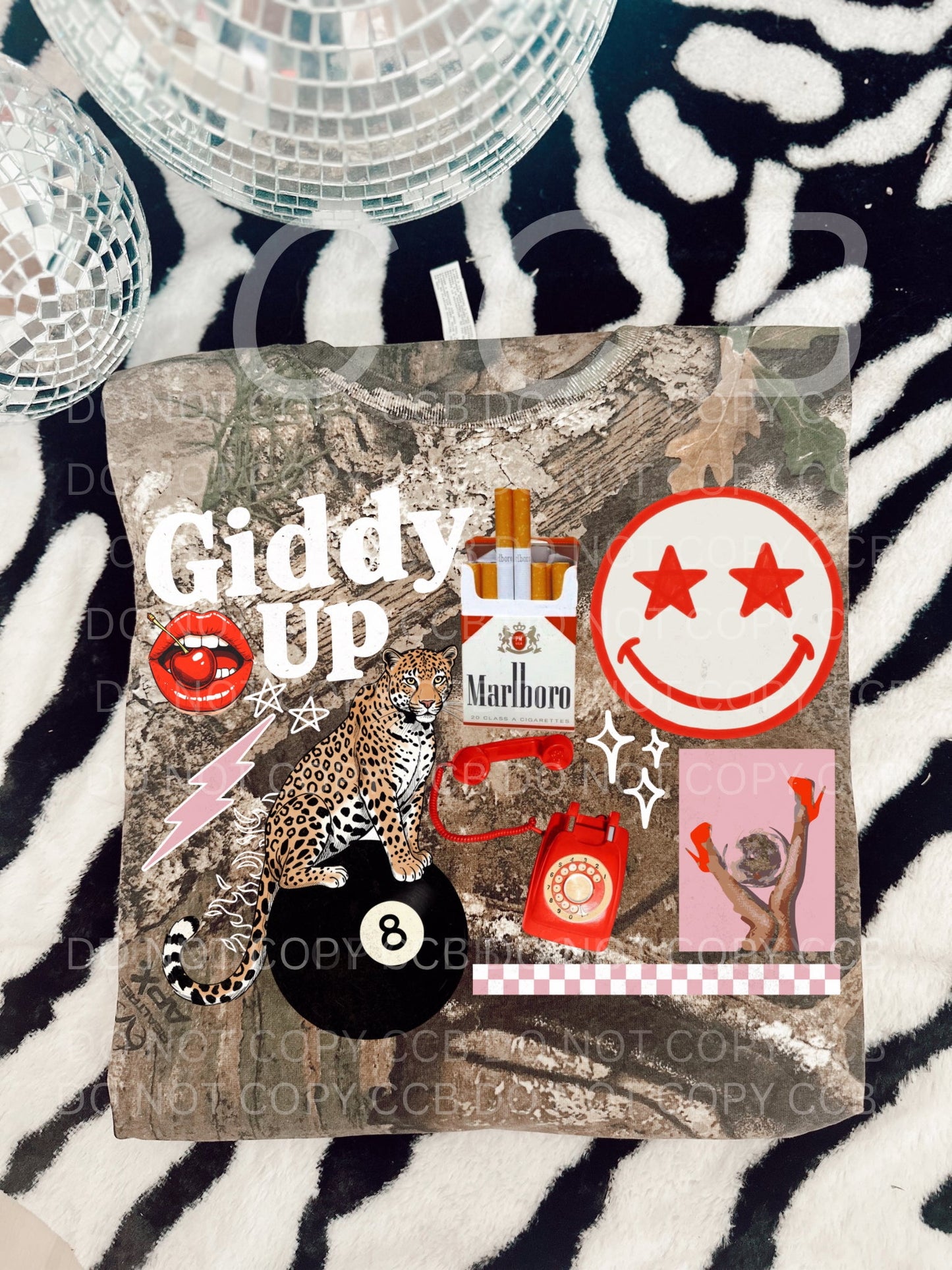 Giddy Up ~ Camo Tee