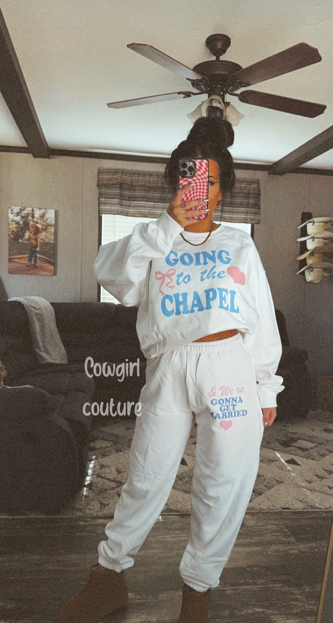 Gonna get married ~ white sweatpants