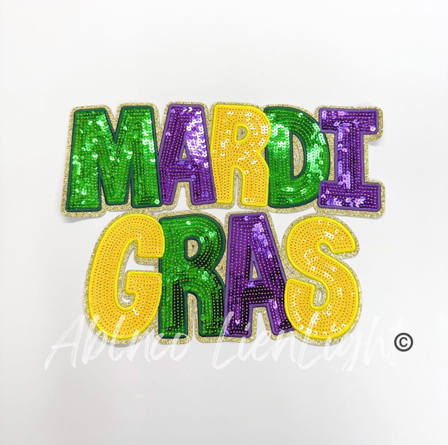 Mardi Gras Chenille Crewnecks